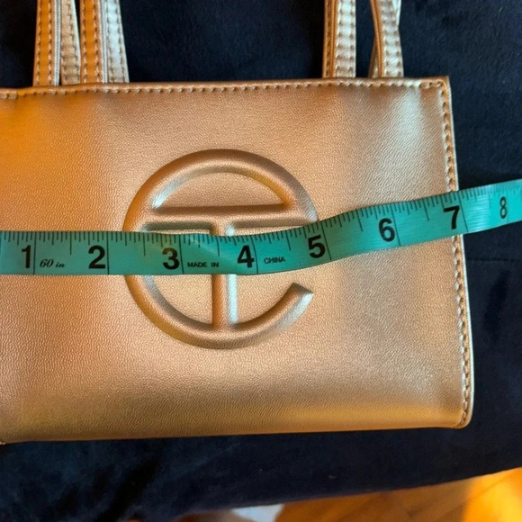 Telfar Small Gold Shopping  bag - Picture 7 of 11